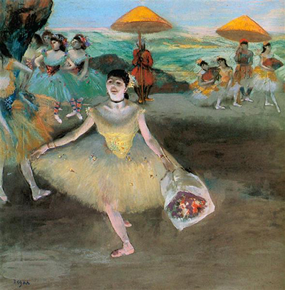 Dancer with Bouquet Edgar Degas